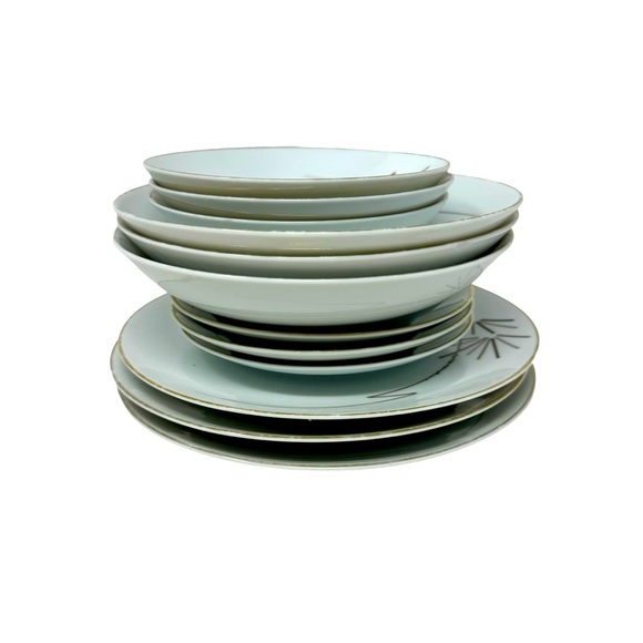 Noritake White Porcelain Dinnerware Set of 3 | Japan | Nippon Toki Kaisha 12pc - Picture 6 of 7